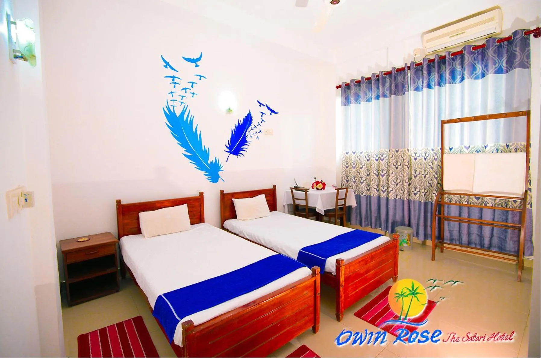 Bed in Owin Rose Yala Safari Hotel