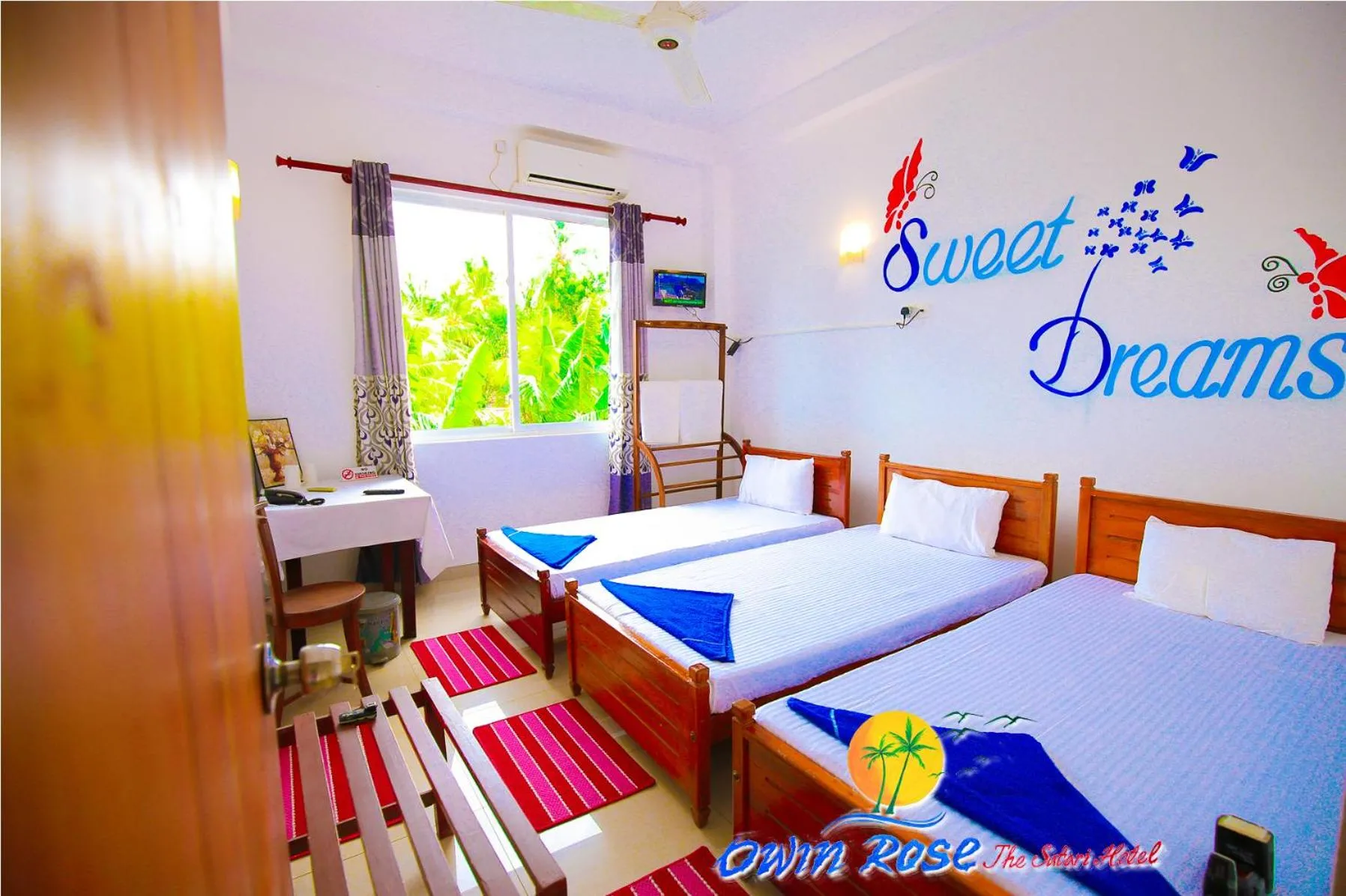 Bed in Owin Rose Yala Safari Hotel