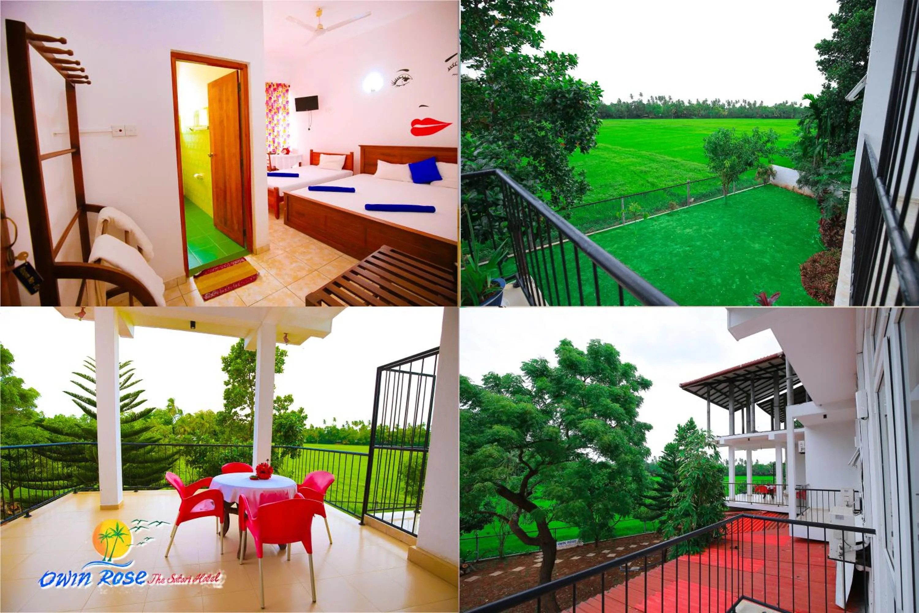 Garden view in Owin Rose Yala Safari Hotel