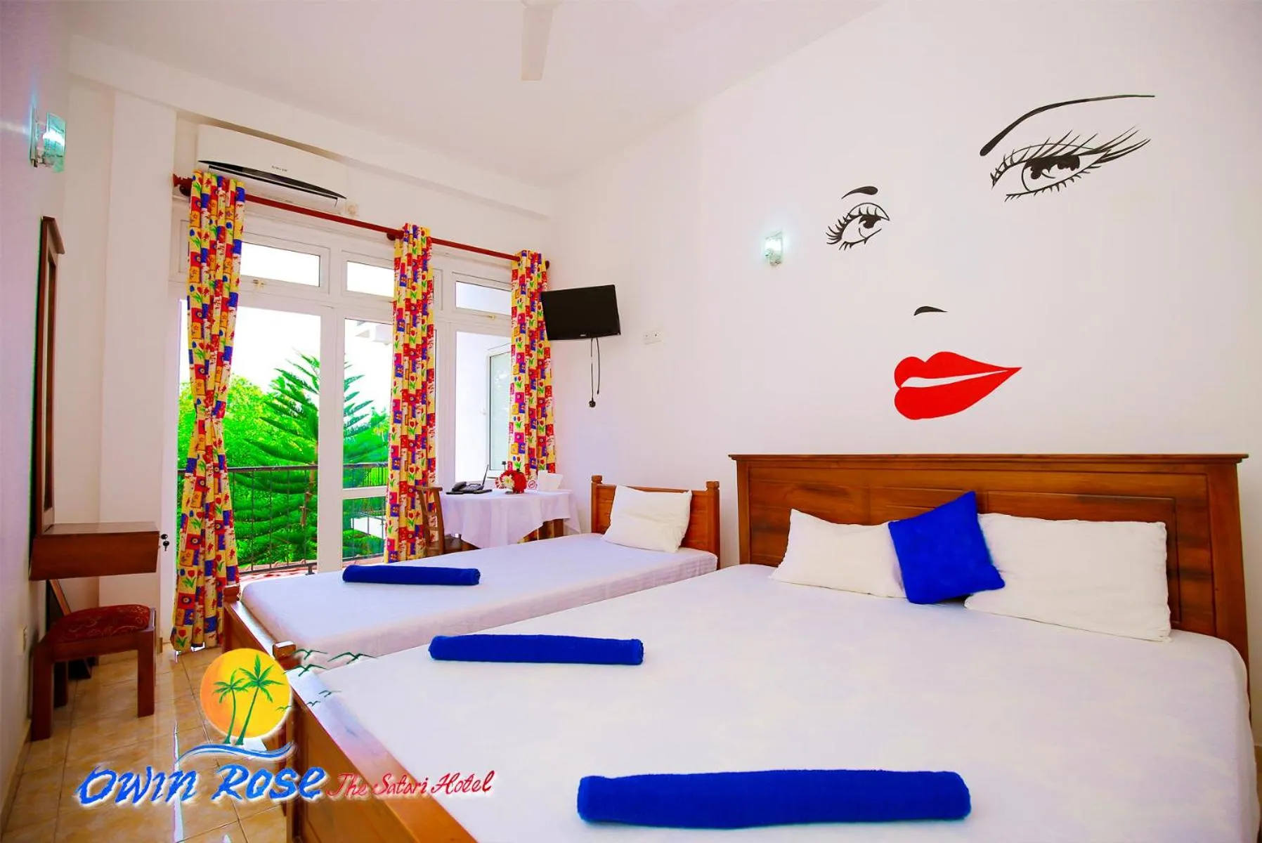 Bed in Owin Rose Yala Safari Hotel