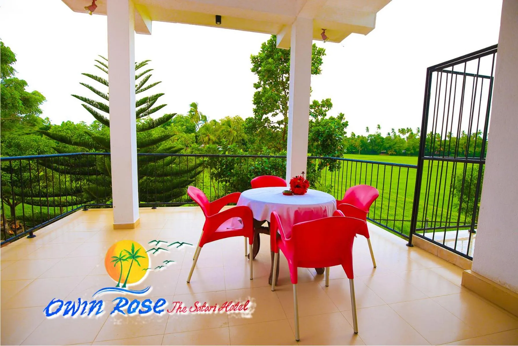 Patio in Owin Rose Yala Safari Hotel