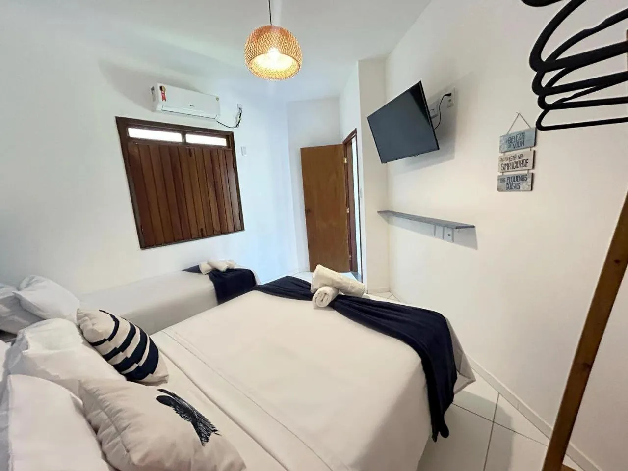 Bed in Pousada Oceano Atlântico