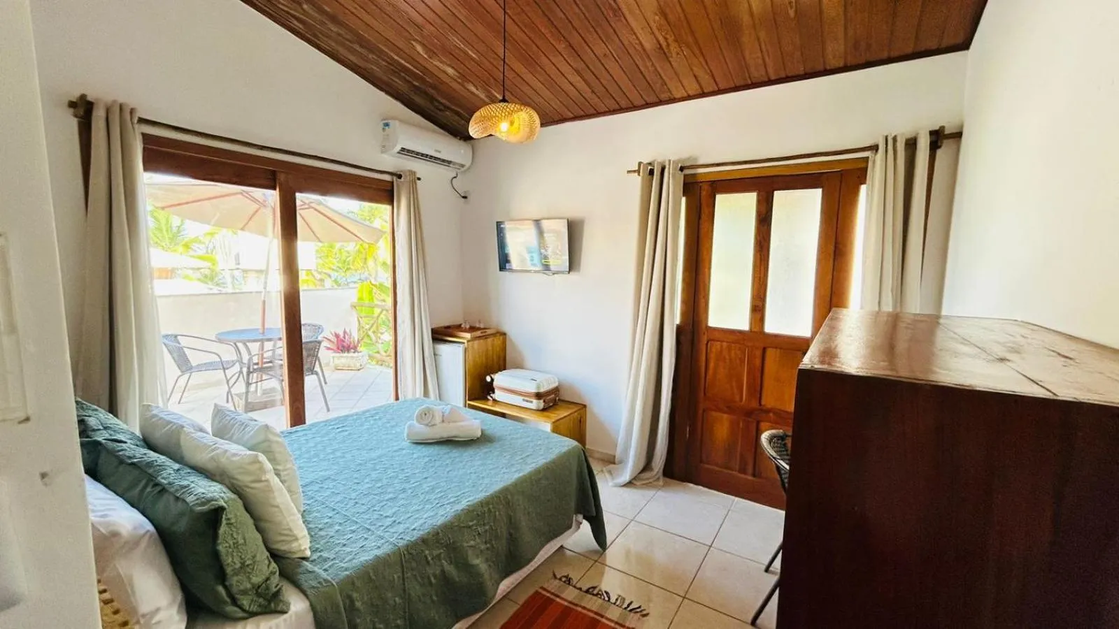 Bed in Pousada Oceano Atlântico