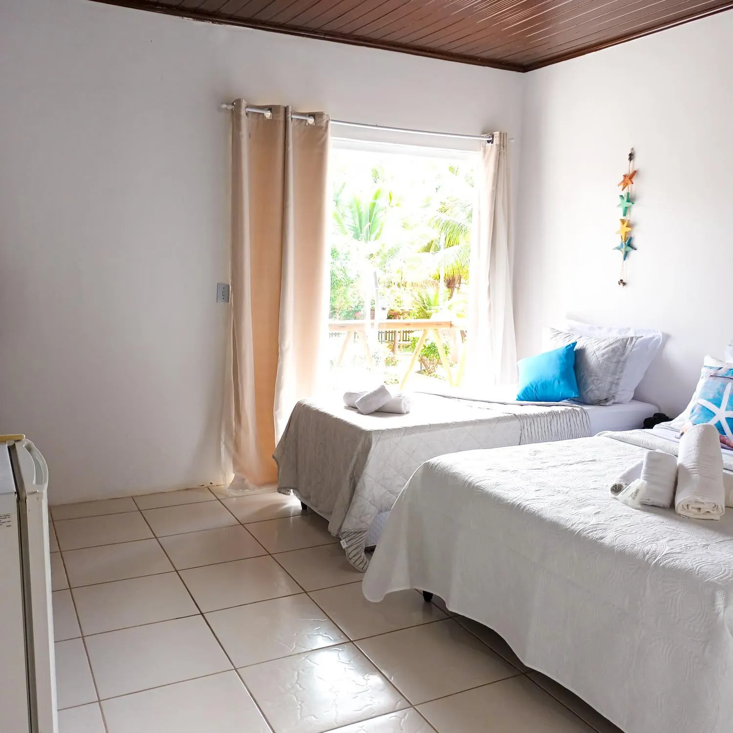 Bed in Pousada Oceano Atlântico