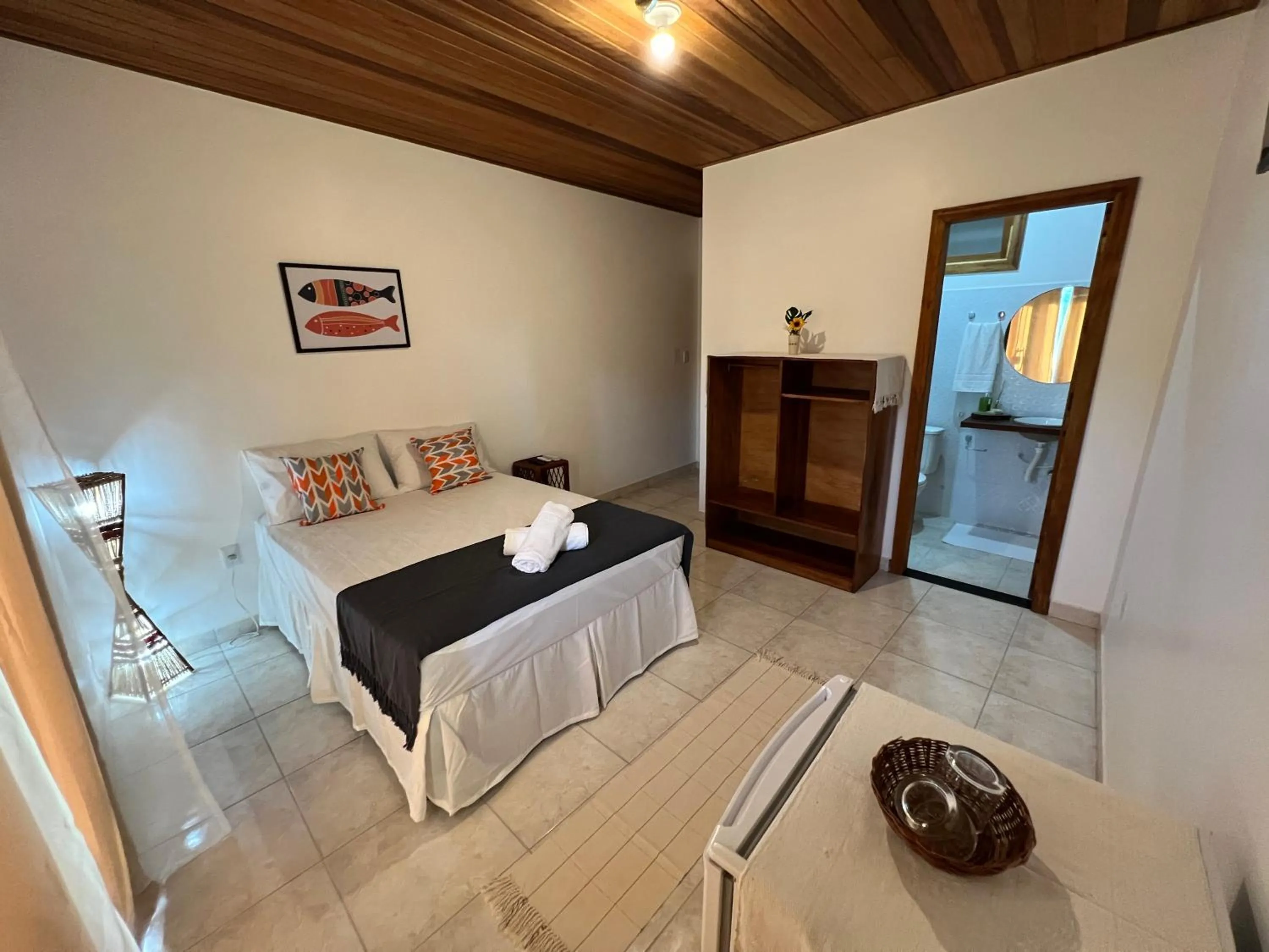 Bed in Pousada Oceano Atlântico