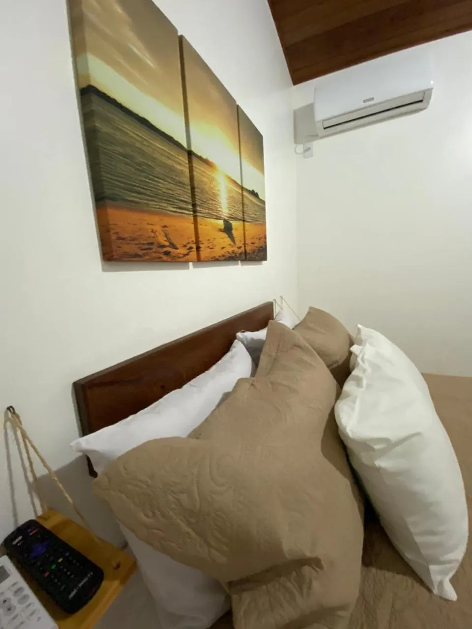 Bed in Pousada Oceano Atlântico