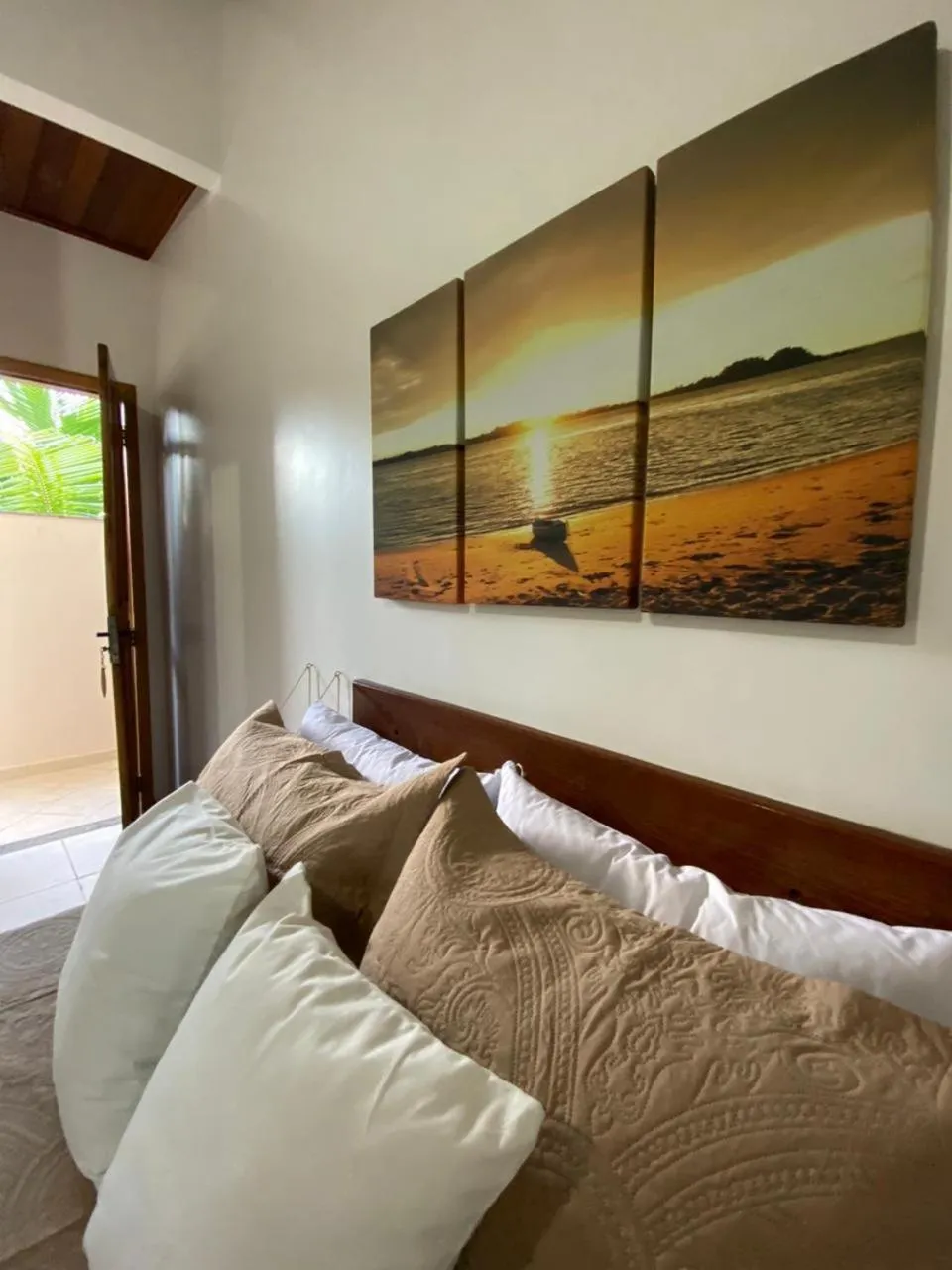 Bed in Pousada Oceano Atlântico