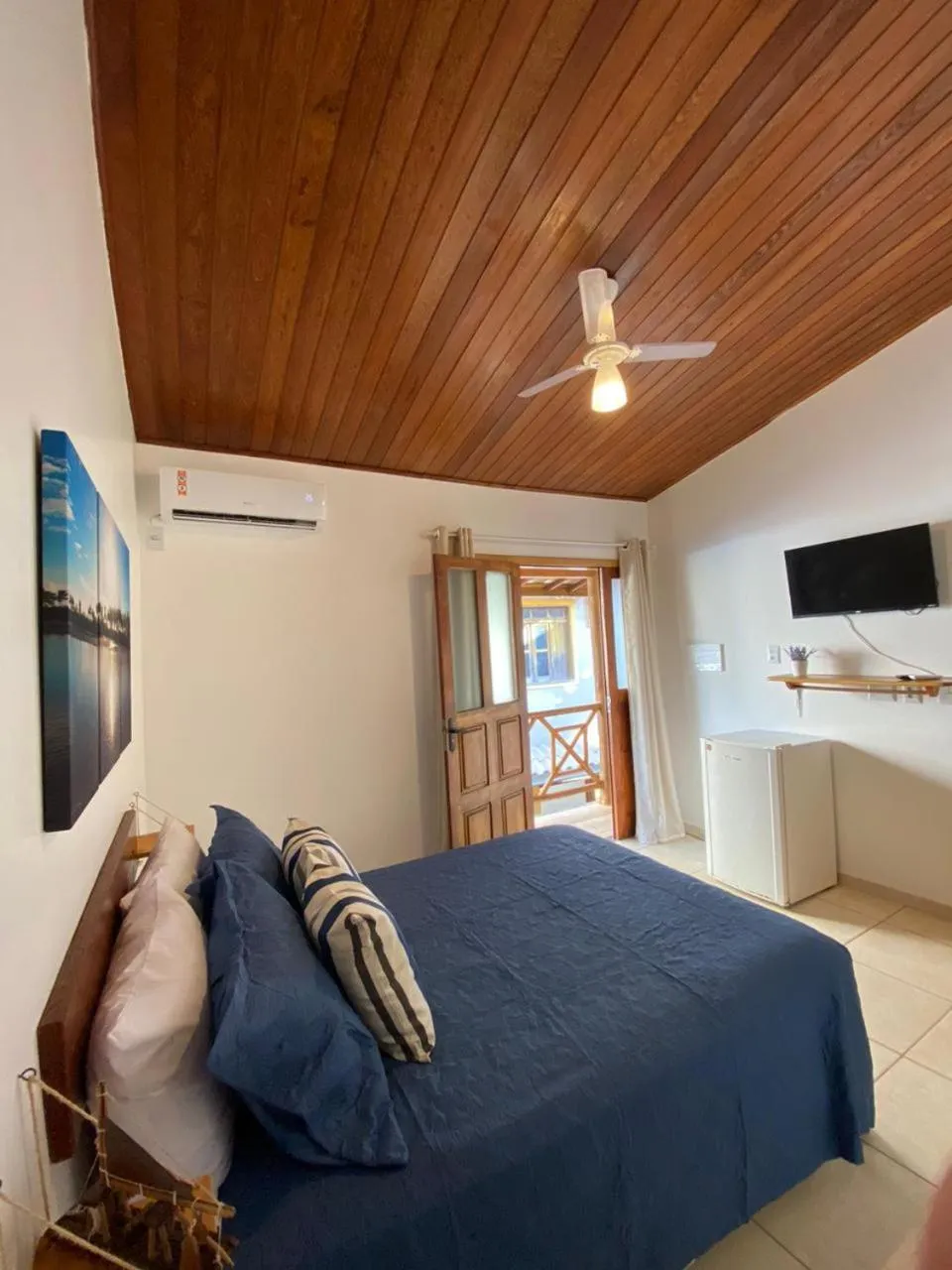 Bed in Pousada Oceano Atlântico