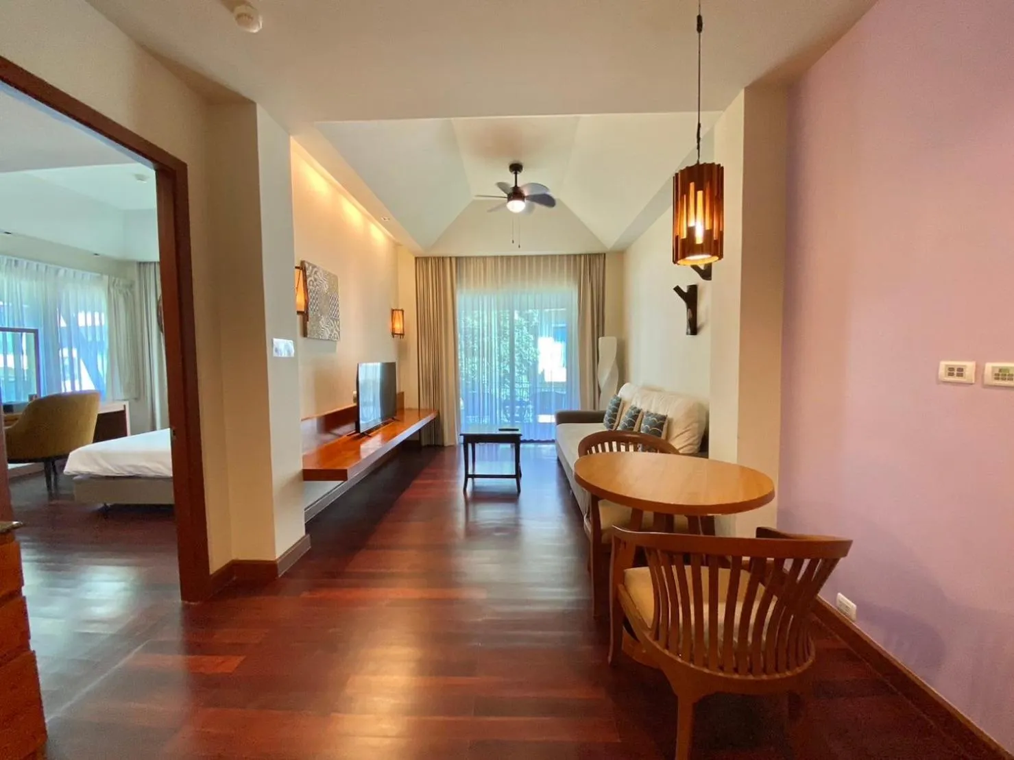 Bed in Patravana Resort