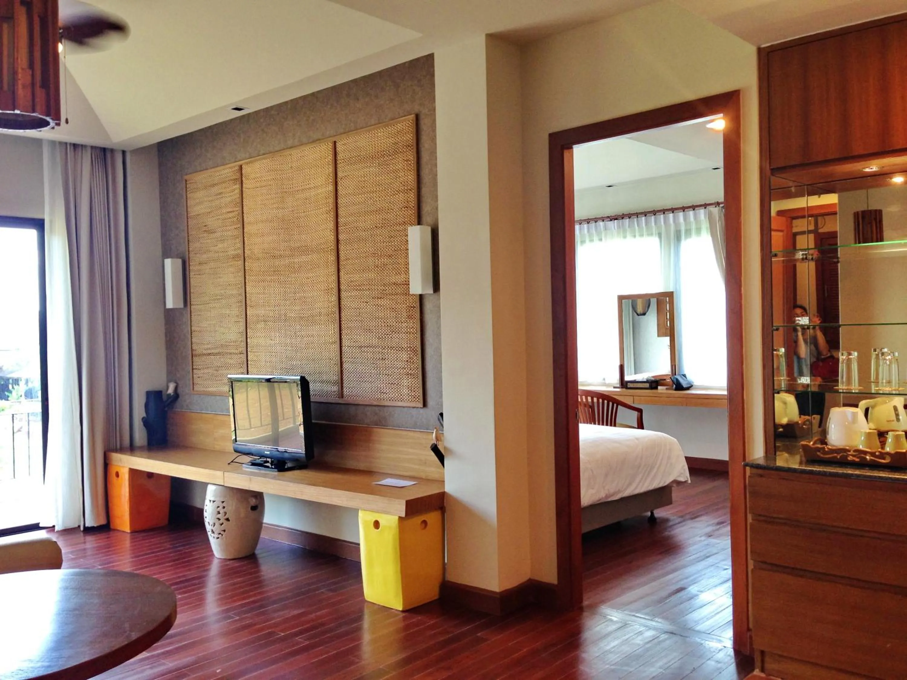 Living room, Bed in Patravana Resort
