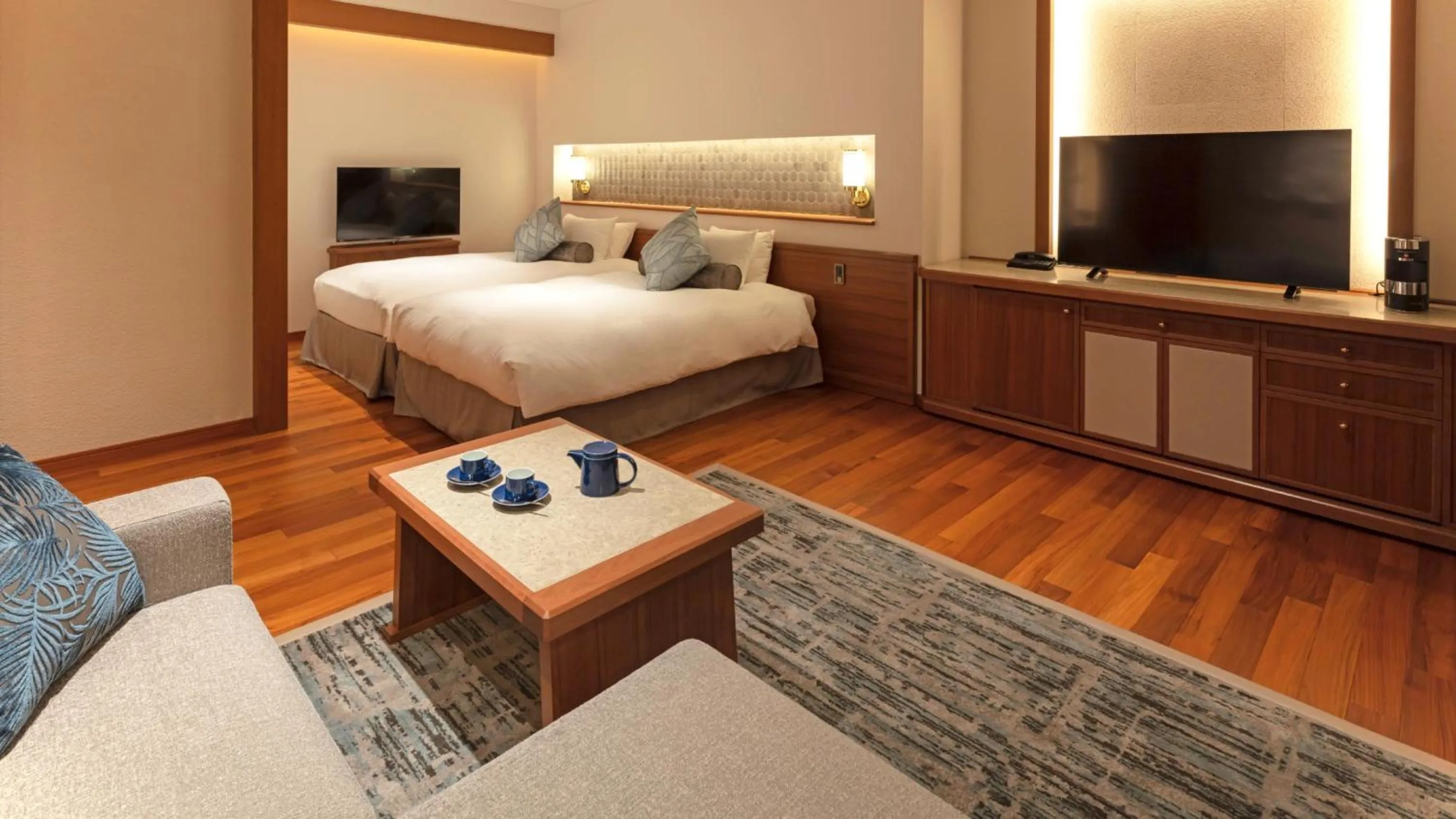 Bed in Izu Hotel Resort & Spa
