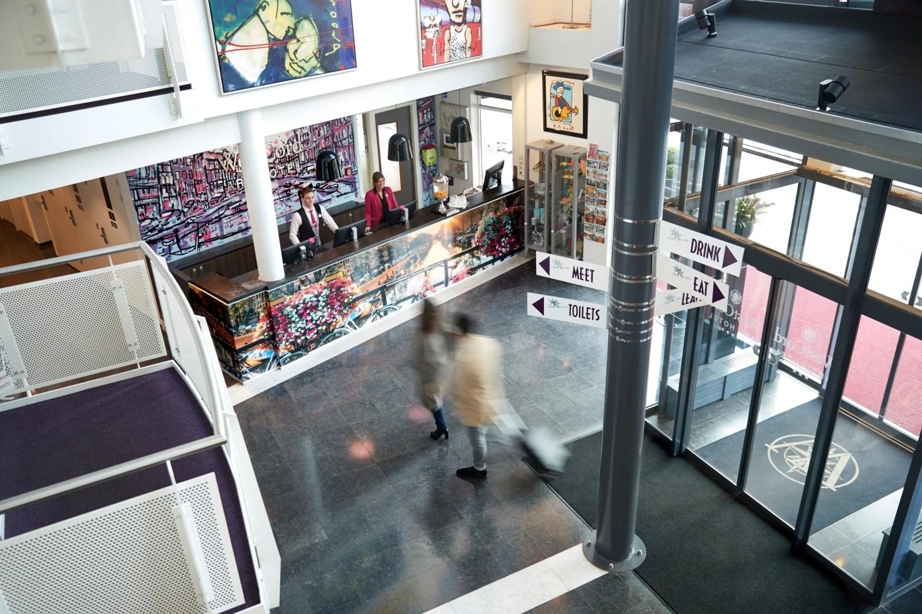 Lobby or reception in WestCord Art Hotel Amsterdam 3 stars