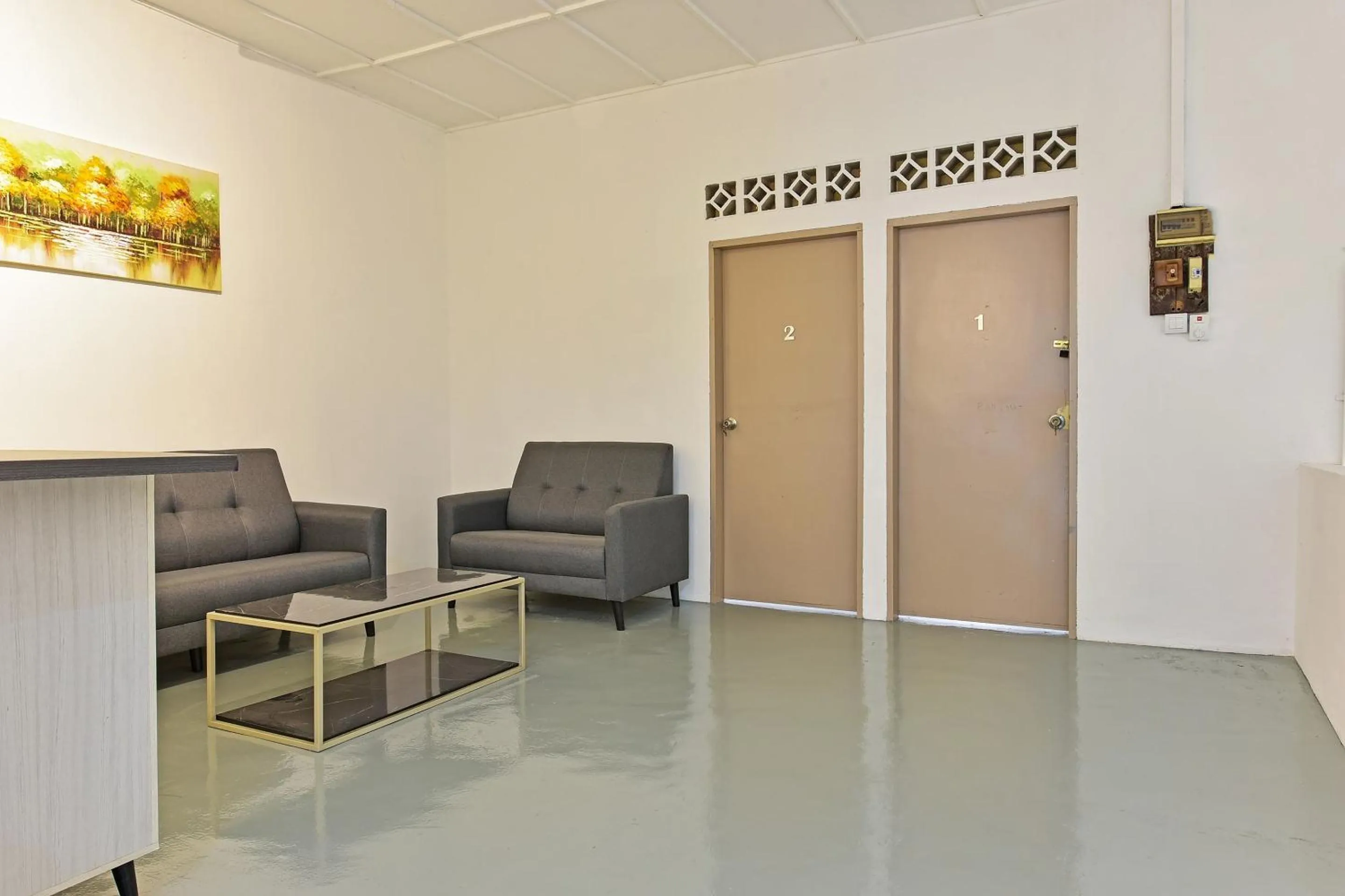 Lobby or reception in Hotel O S Homestay