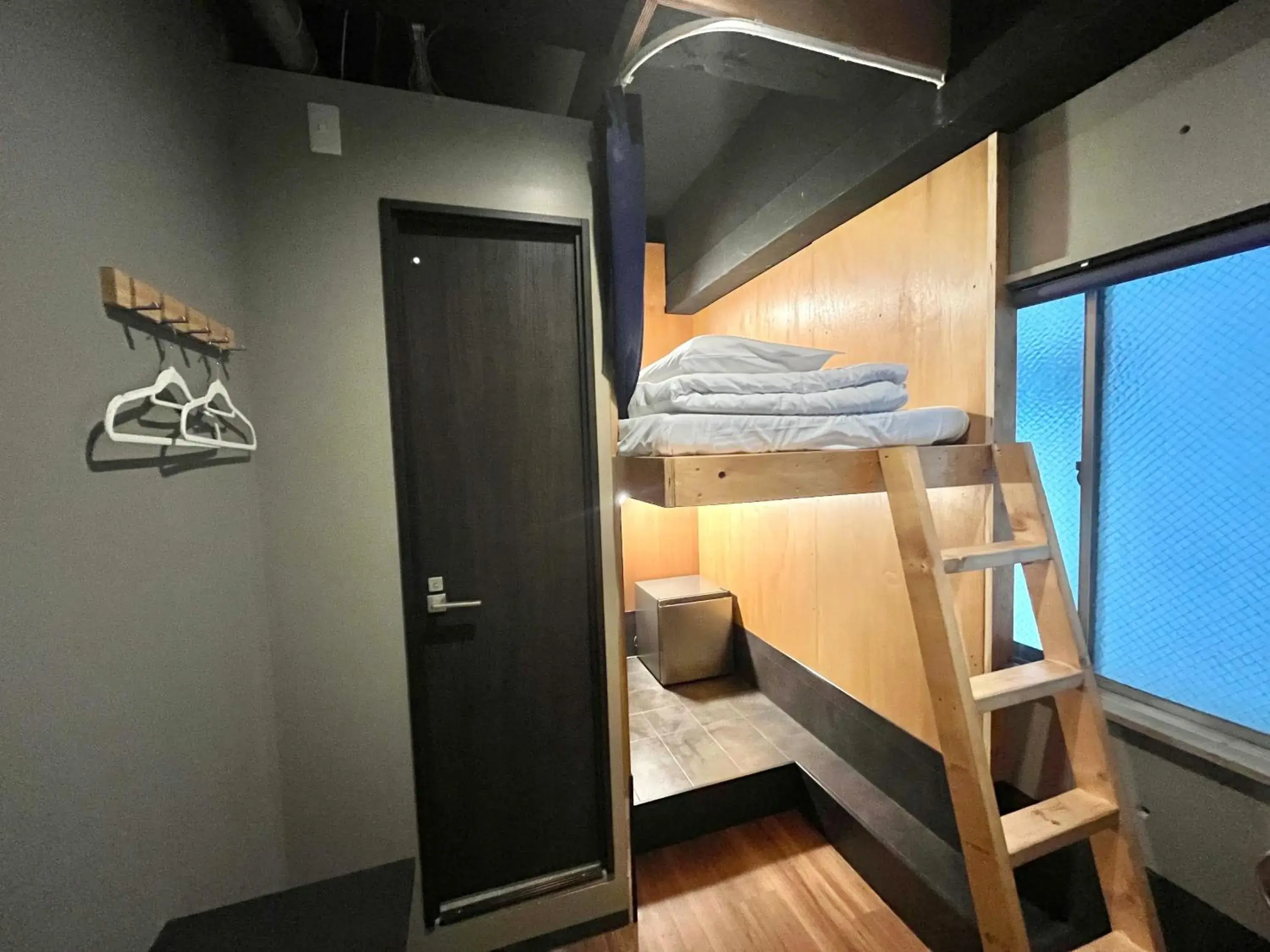 Bed in Wasabi Mita Hotel Bed in Wasabi Mita Hotel