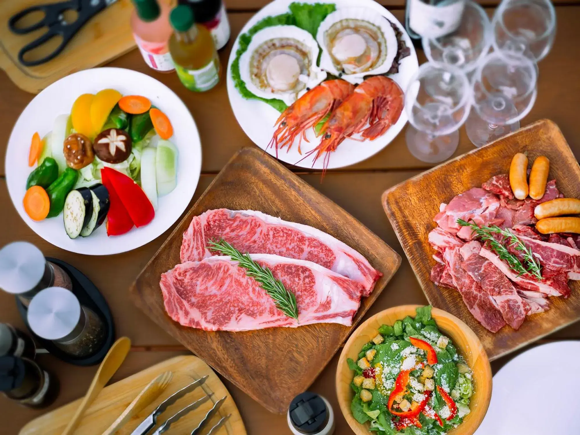 Food and drinks in Gramercy Village 山中湖 Glamping &Sauna Food and drinks in Gramercy Village 山中湖 Glamping &Sauna