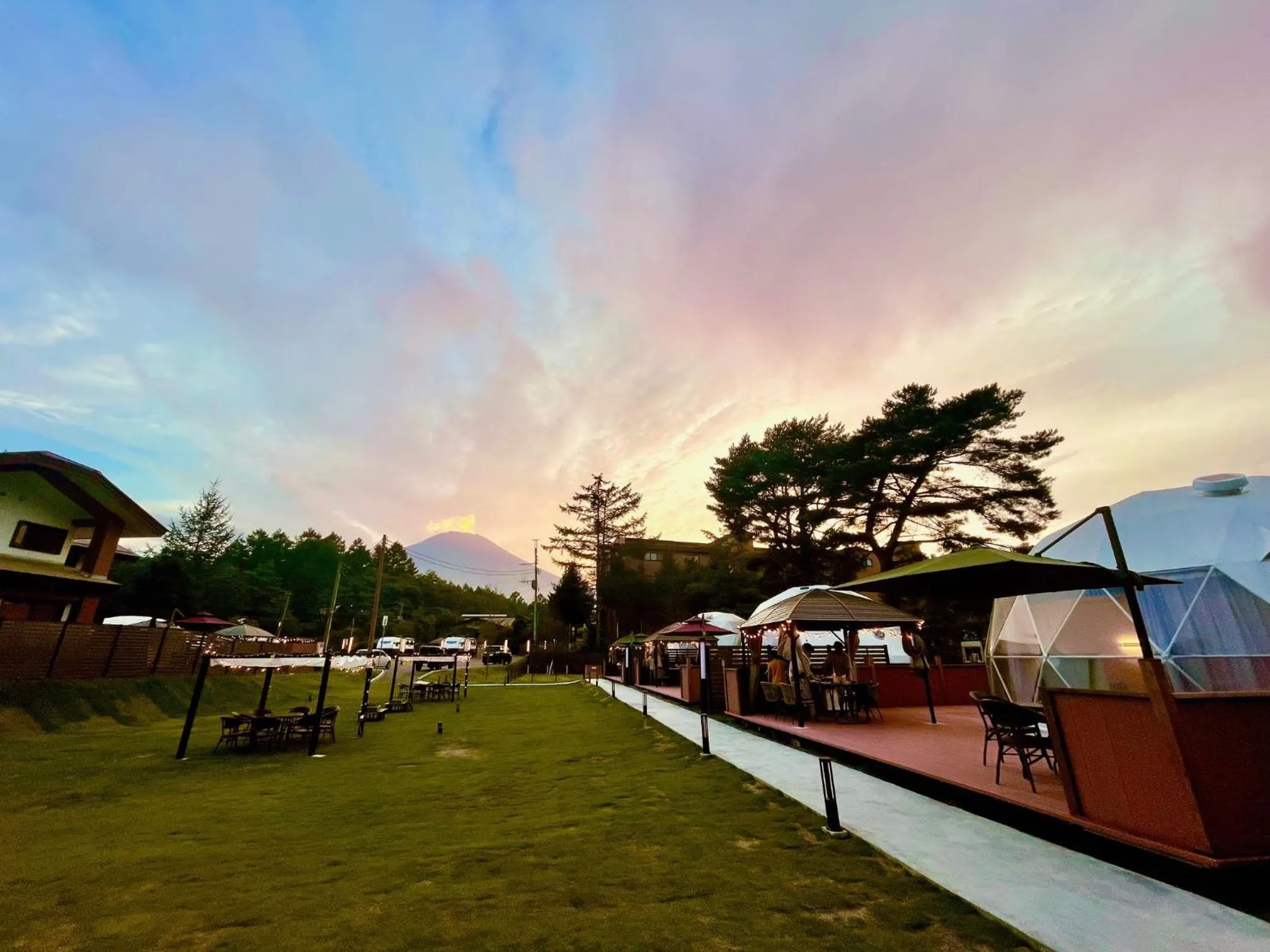 Natural landscape in Gramercy Village 山中湖 Glamping &Sauna