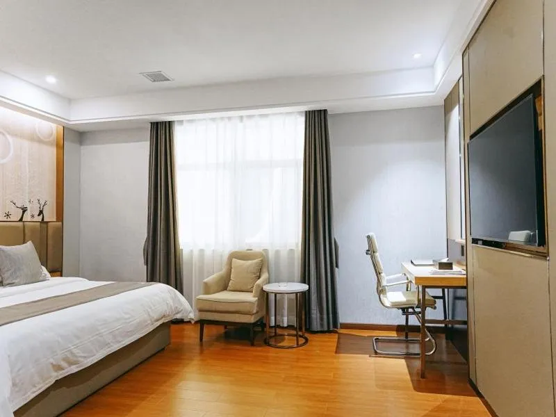 Bed in GreenTree Eastern Hotel Anshun Anshun Zhenning Huangguoshu