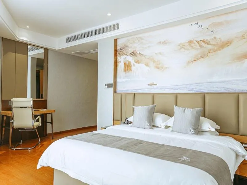 Bed in GreenTree Eastern Hotel Anshun Anshun Zhenning Huangguoshu