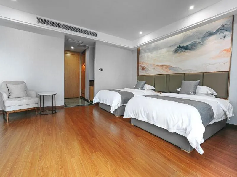 Bed in GreenTree Eastern Hotel Anshun Anshun Zhenning Huangguoshu