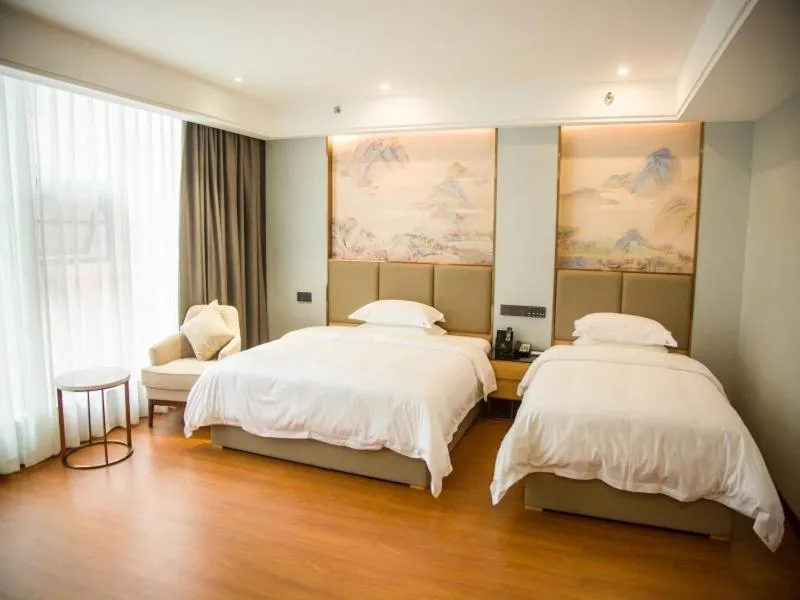 Bed in GreenTree Eastern Hotel Anshun Anshun Zhenning Huangguoshu