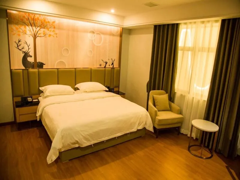 Bed in GreenTree Eastern Hotel Anshun Anshun Zhenning Huangguoshu