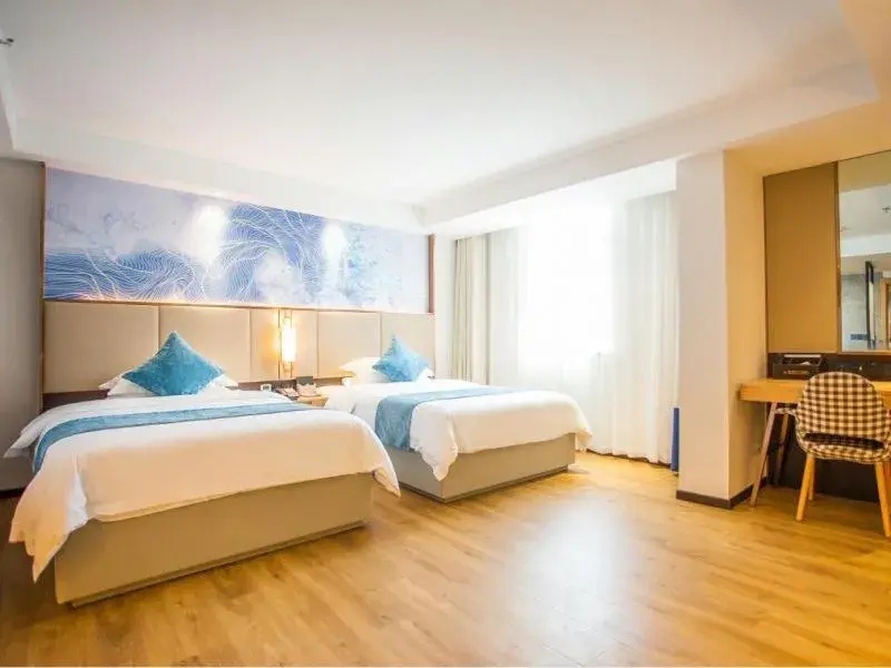 Bed in GreenTree Eastern Hotel Huai'an Suning Plaza West Huaihai Road Bed in GreenTree Eastern Hotel Huai'an Suning Plaza West Huaihai Road