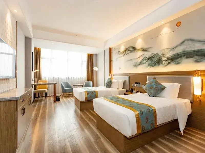Bed in GreenTree Eastern Hotel Huai'an Suning Plaza West Huaihai Road Bed in GreenTree Eastern Hotel Huai'an Suning Plaza West Huaihai Road