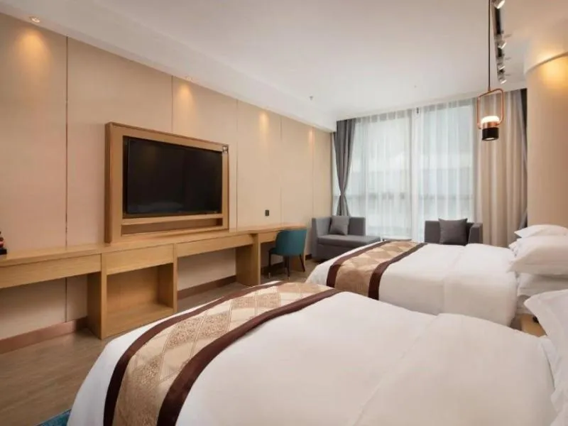 Bed in GreenTree Eastern Hotel Tianjin Wuqing Wanda Plaza