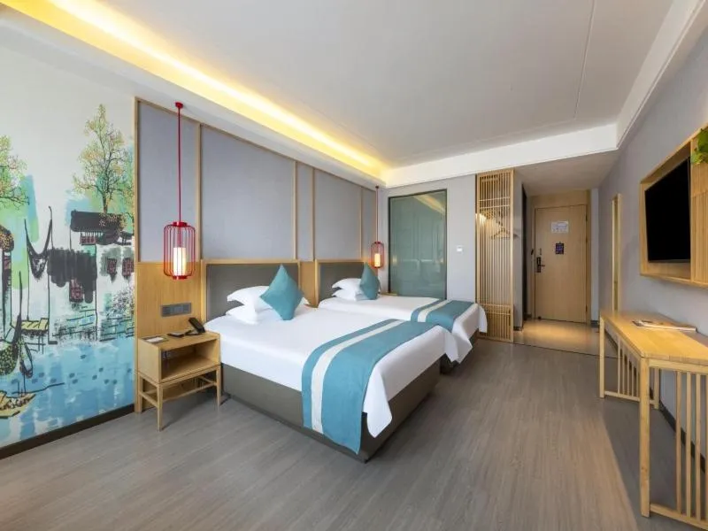 Bed in GreenTree Eastern Hotel Chuzhou Government East Garden Road