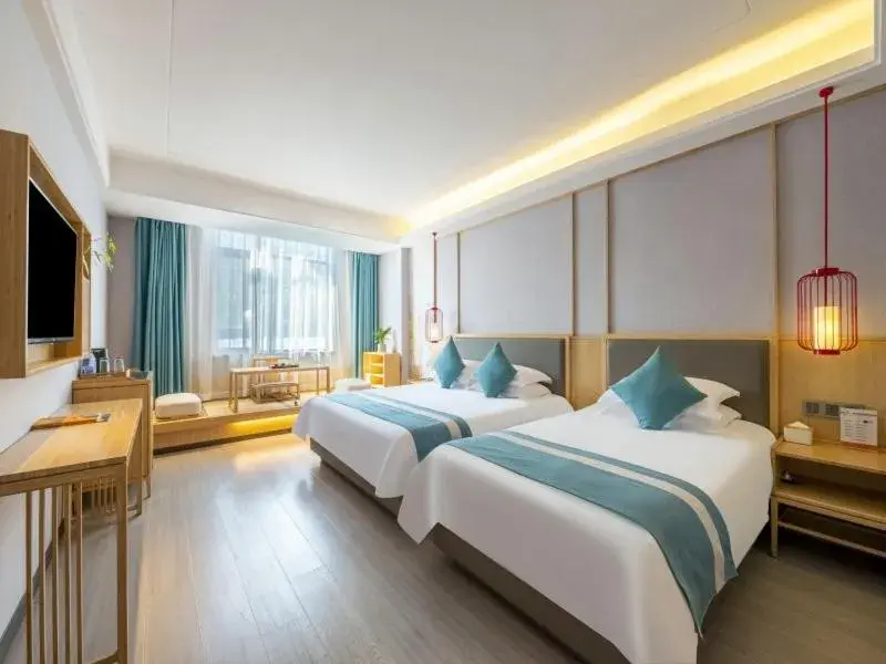 Bed in GreenTree Eastern Hotel Chuzhou Government East Garden Road Bed in GreenTree Eastern Hotel Chuzhou Government East Garden Road