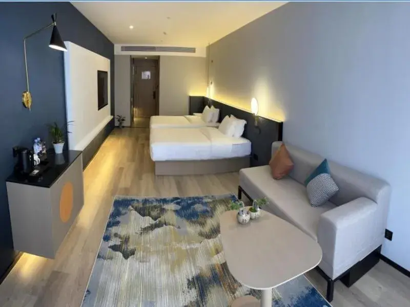 Bed in GreenTree Eastern Hotel Yiwu International Trade City Bed in GreenTree Eastern Hotel Yiwu International Trade City