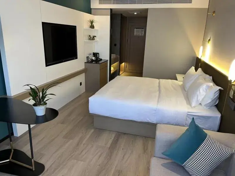 Bed in GreenTree Eastern Hotel Yiwu International Trade City Bed in GreenTree Eastern Hotel Yiwu International Trade City