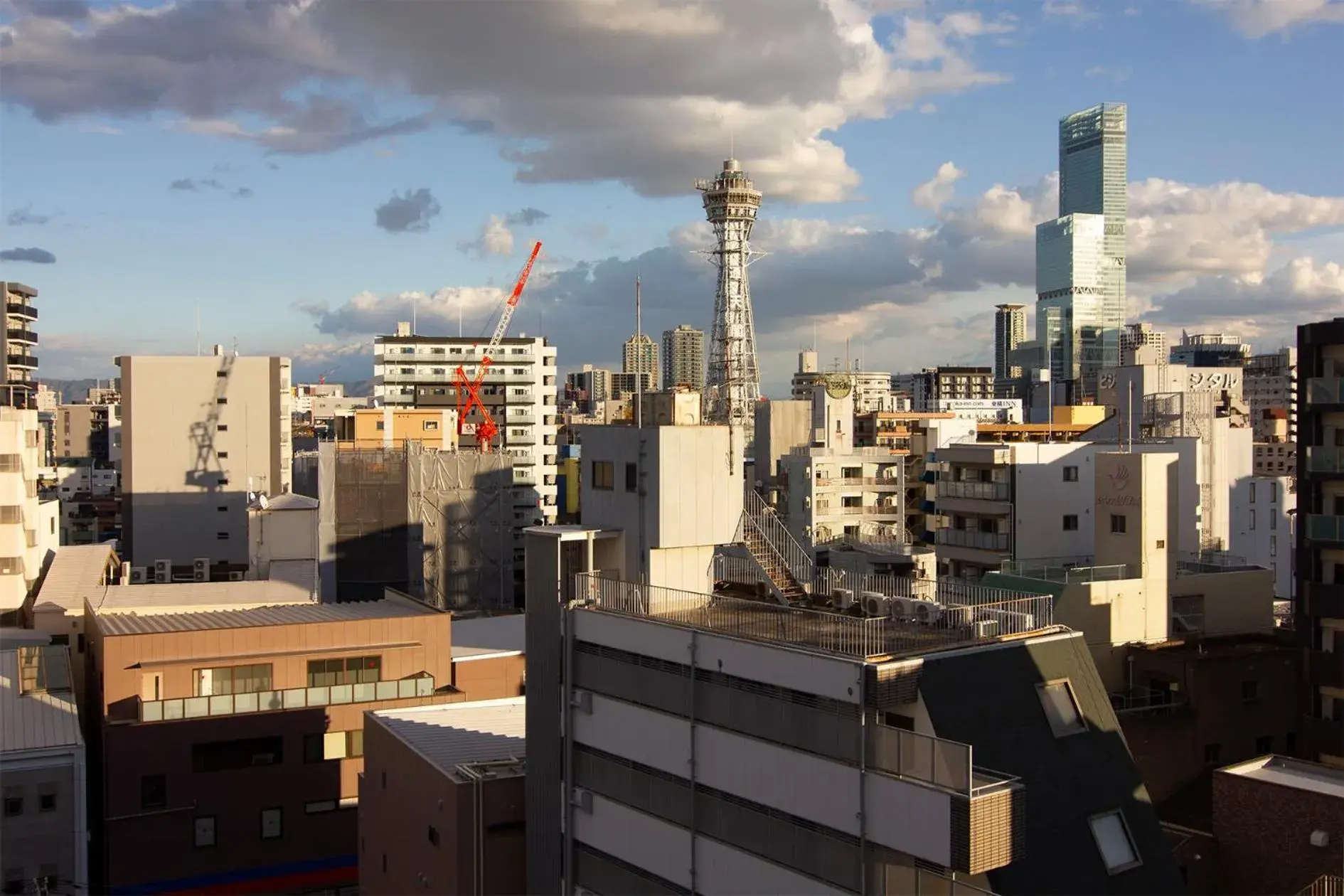 City view in CHECKinn Osaka Shinimamiya City view in CHECKinn Osaka Shinimamiya