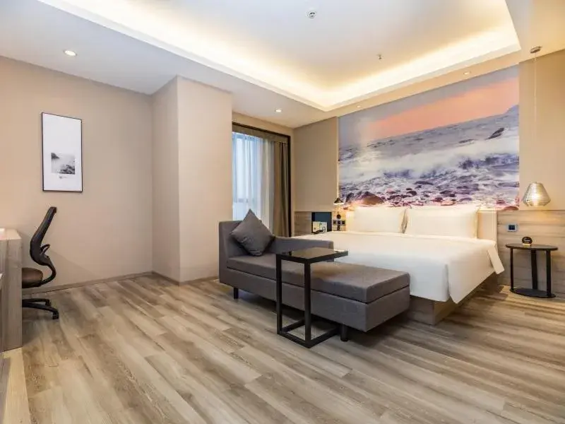 Bed in GreenTree Eastern Hotel Shenzhen Pinghu Hua'nan City Hehua Subway Station Bed in GreenTree Eastern Hotel Shenzhen Pinghu Hua'nan City Hehua Subway Station