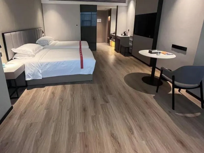 Bed in GreenTree Eastern Hotel Fuyang Jieshou Railway Station East Xinyang Road