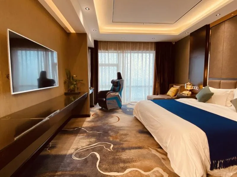 Bed in Geli Hotel Bengbu Wanda Plaza Nanxiang City