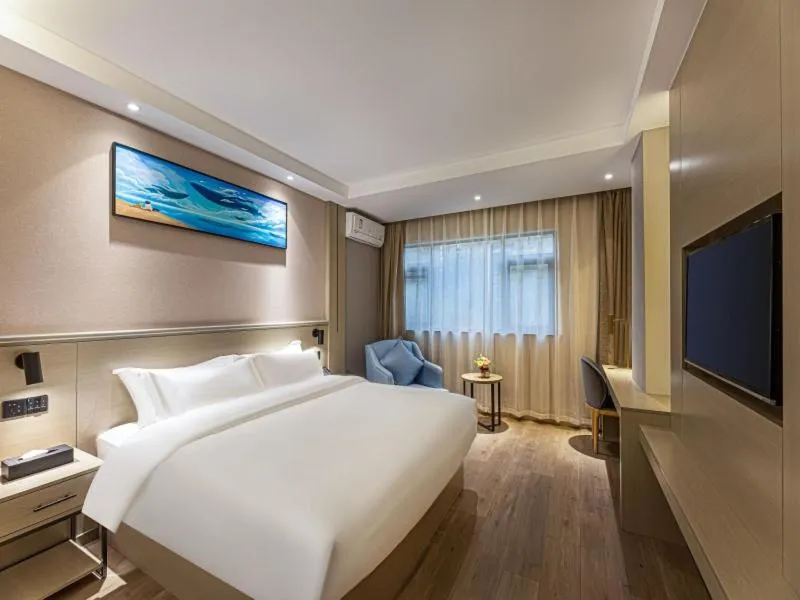 Bed in Gya Hotel Suzhou Hanshan Temple Binhe Road