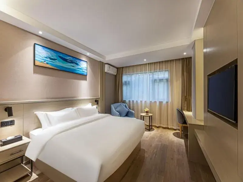 Bed in Gya Hotel Suzhou Hanshan Temple Binhe Road Bed in Gya Hotel Suzhou Hanshan Temple Binhe Road