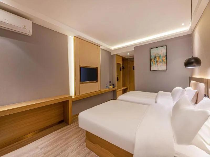 Bed in Gya Hotel Suzhou Hanshan Temple Binhe Road