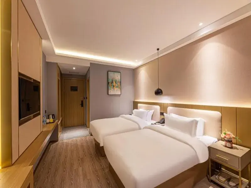 Bed in Gya Hotel Suzhou Hanshan Temple Binhe Road Bed in Gya Hotel Suzhou Hanshan Temple Binhe Road