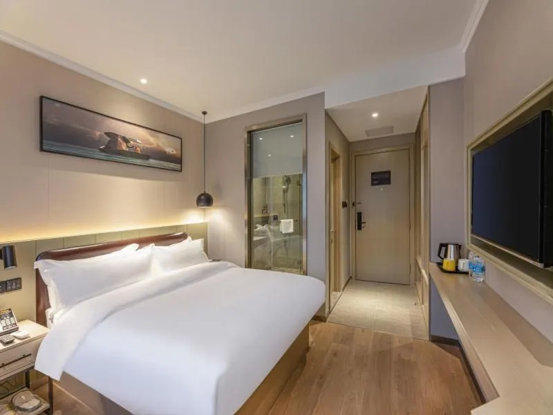 Bed in Gya Hotel Suzhou Hanshan Temple Binhe Road