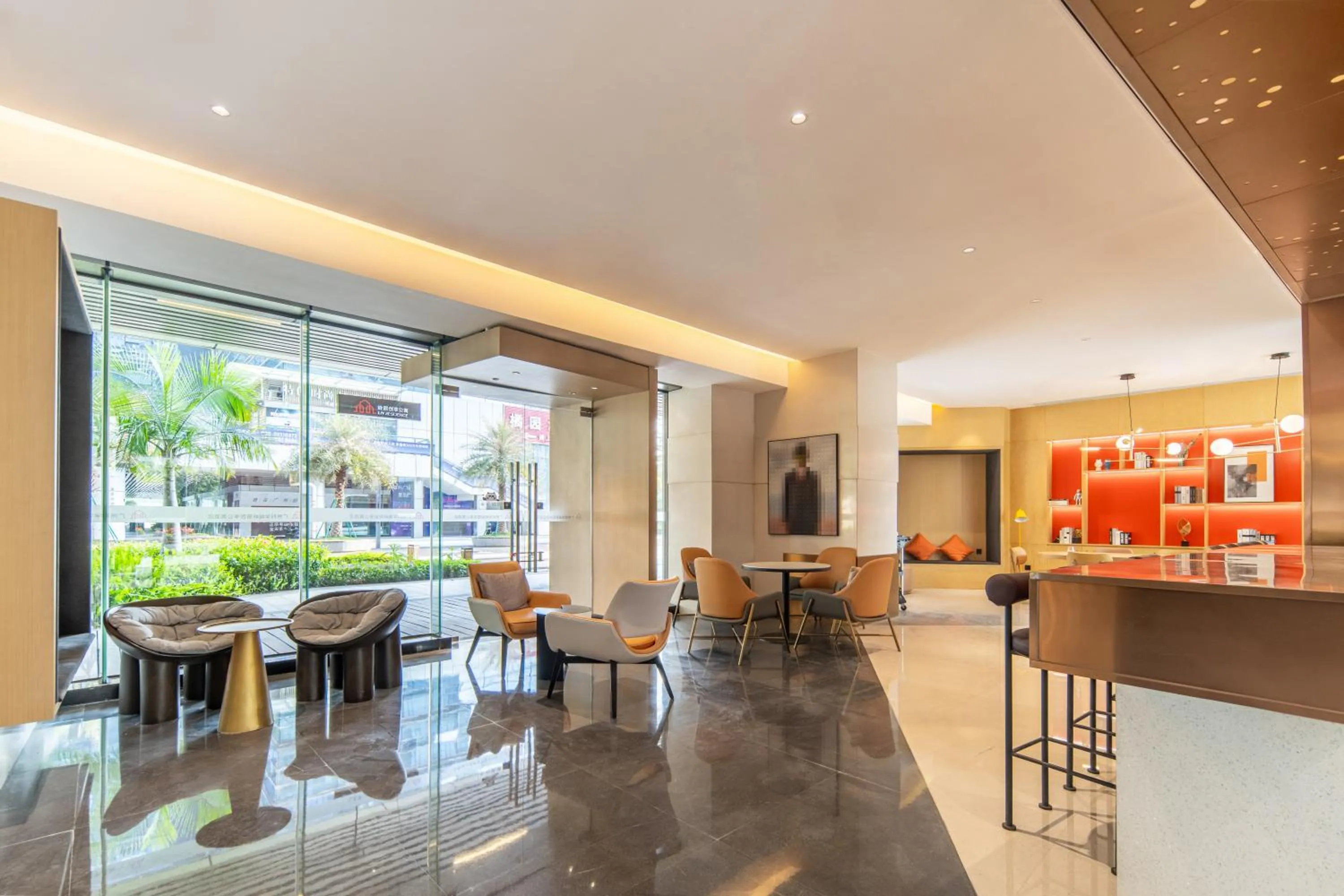 Seating area in Keypai Hotel