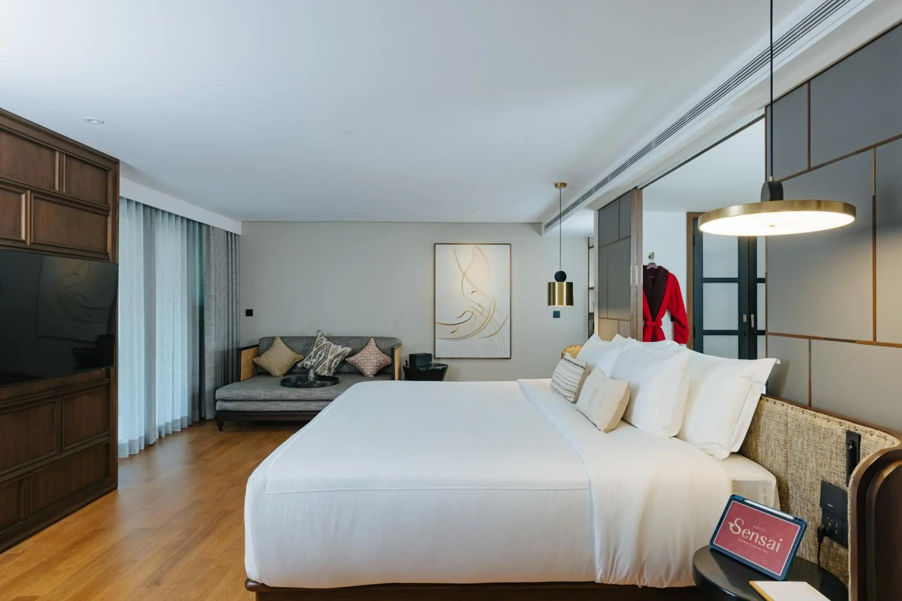 TV and multimedia, Bed in Hotel Sensai Nimman Chiang Mai - Adults Only TV and multimedia, Bed in Hotel Sensai Nimman Chiang Mai - Adults Only