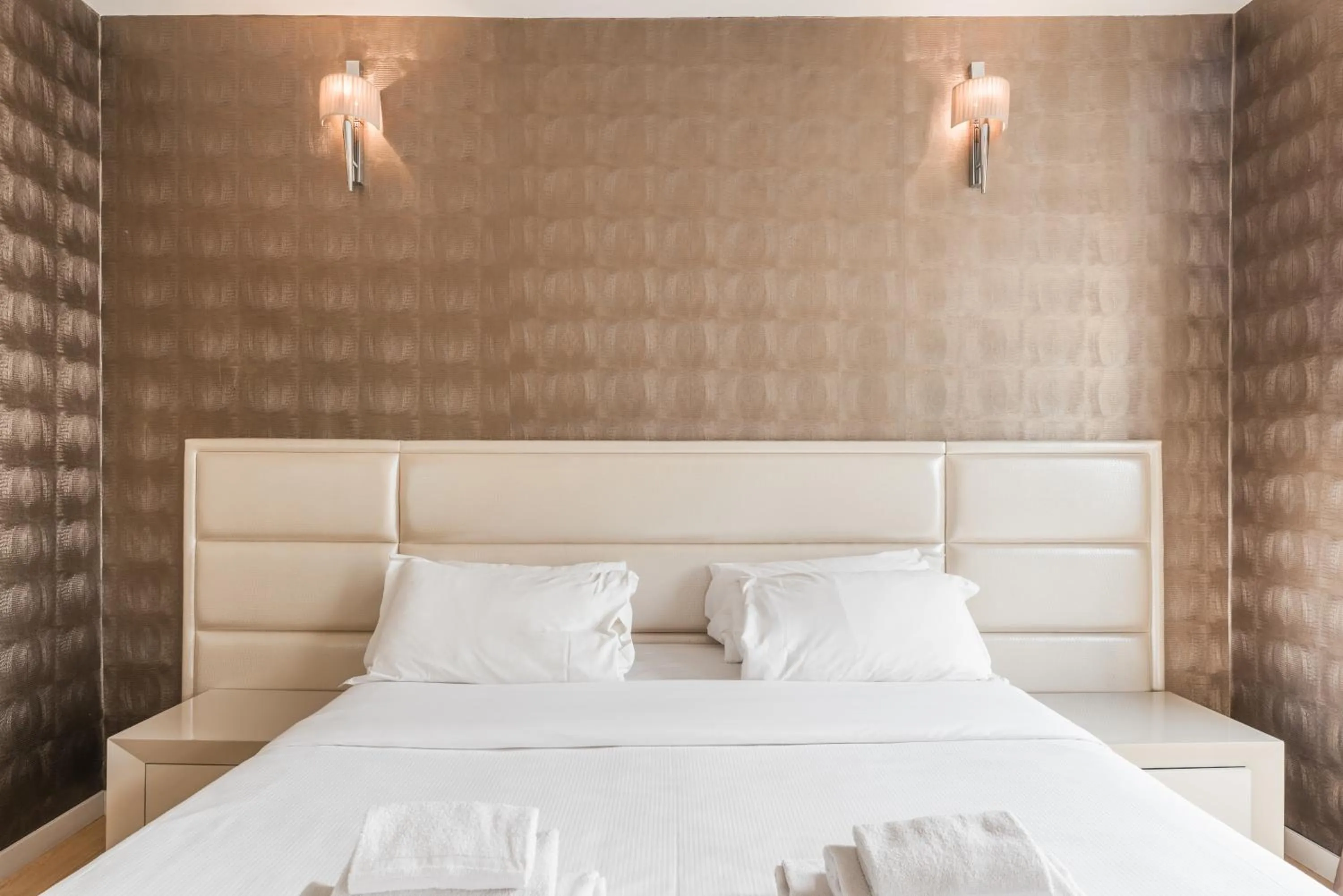 Bed in Penthouse Suite Rome - Private Suites