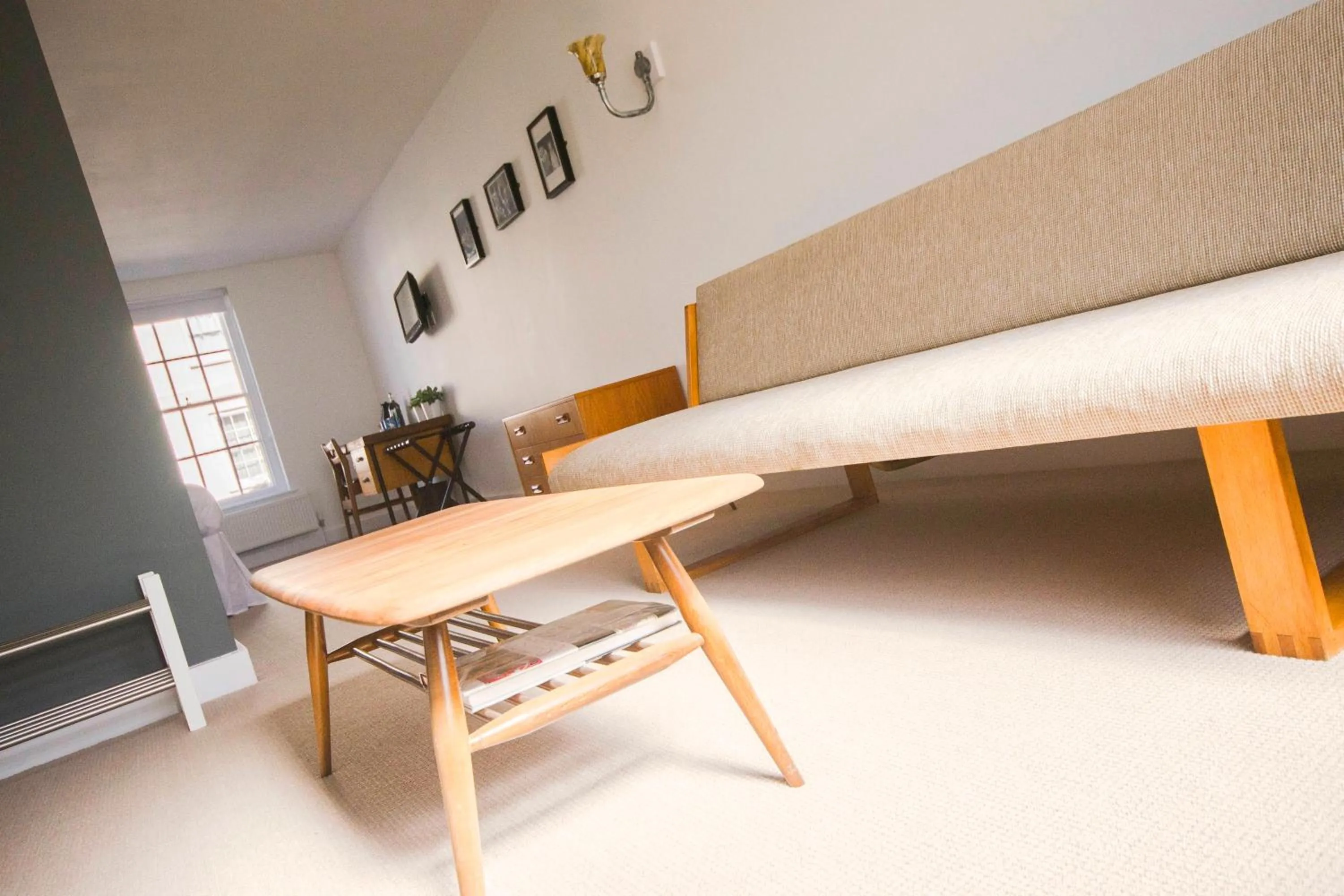 Seating area in Dog and Whistle Pub