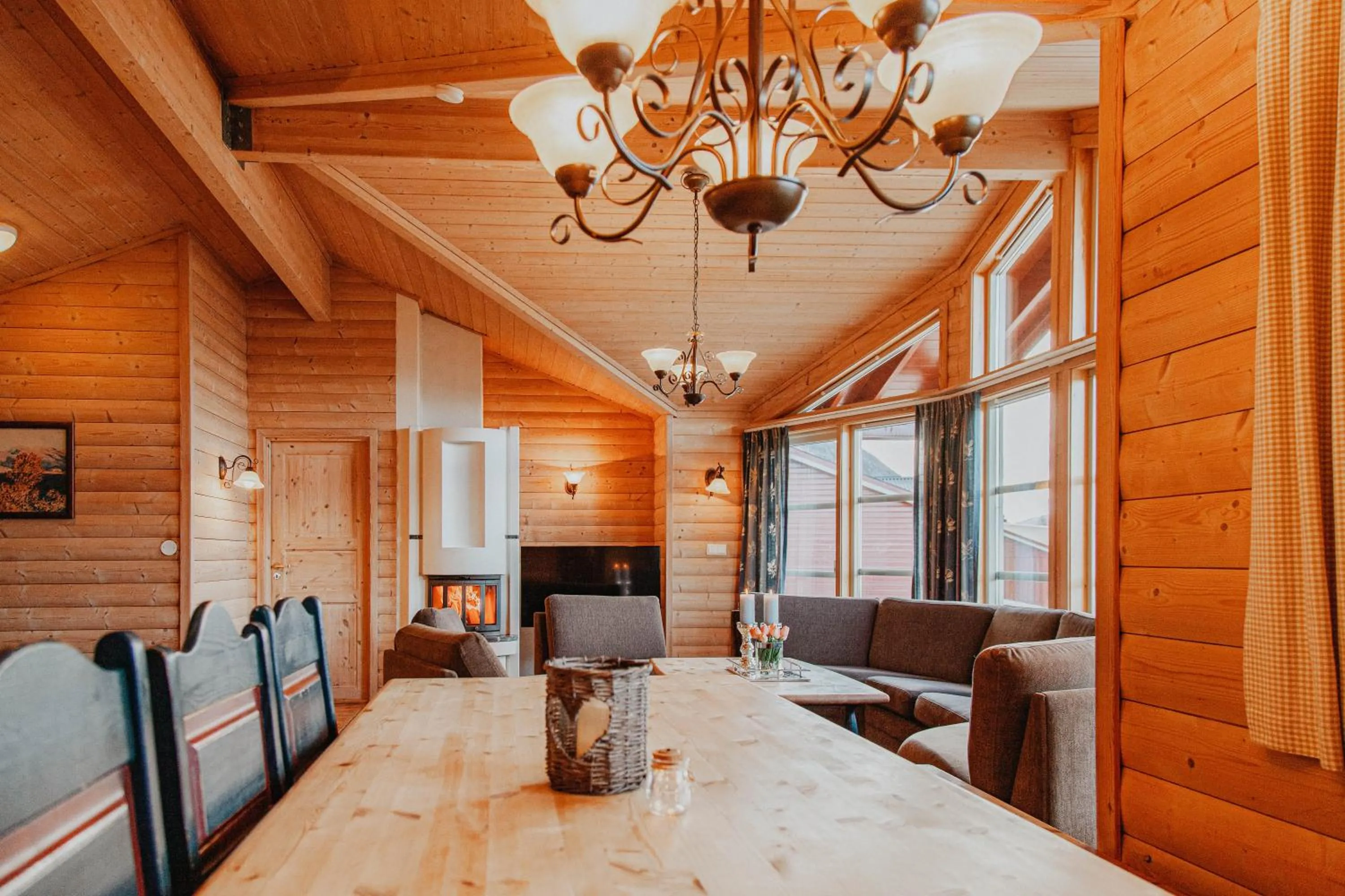 Living room in Hovden Høyfjellsenter