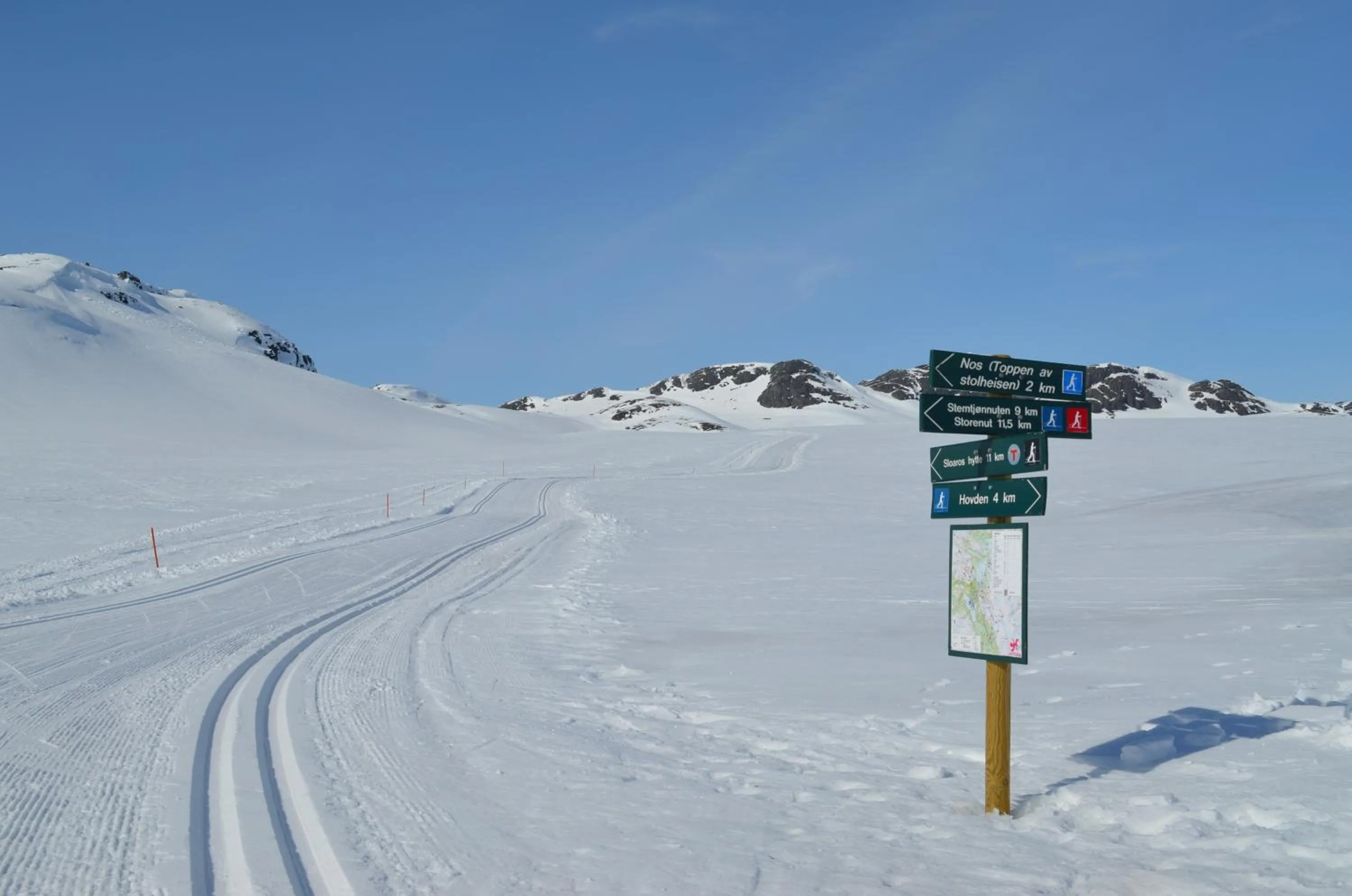 Skiing in Hovden Høyfjellsenter