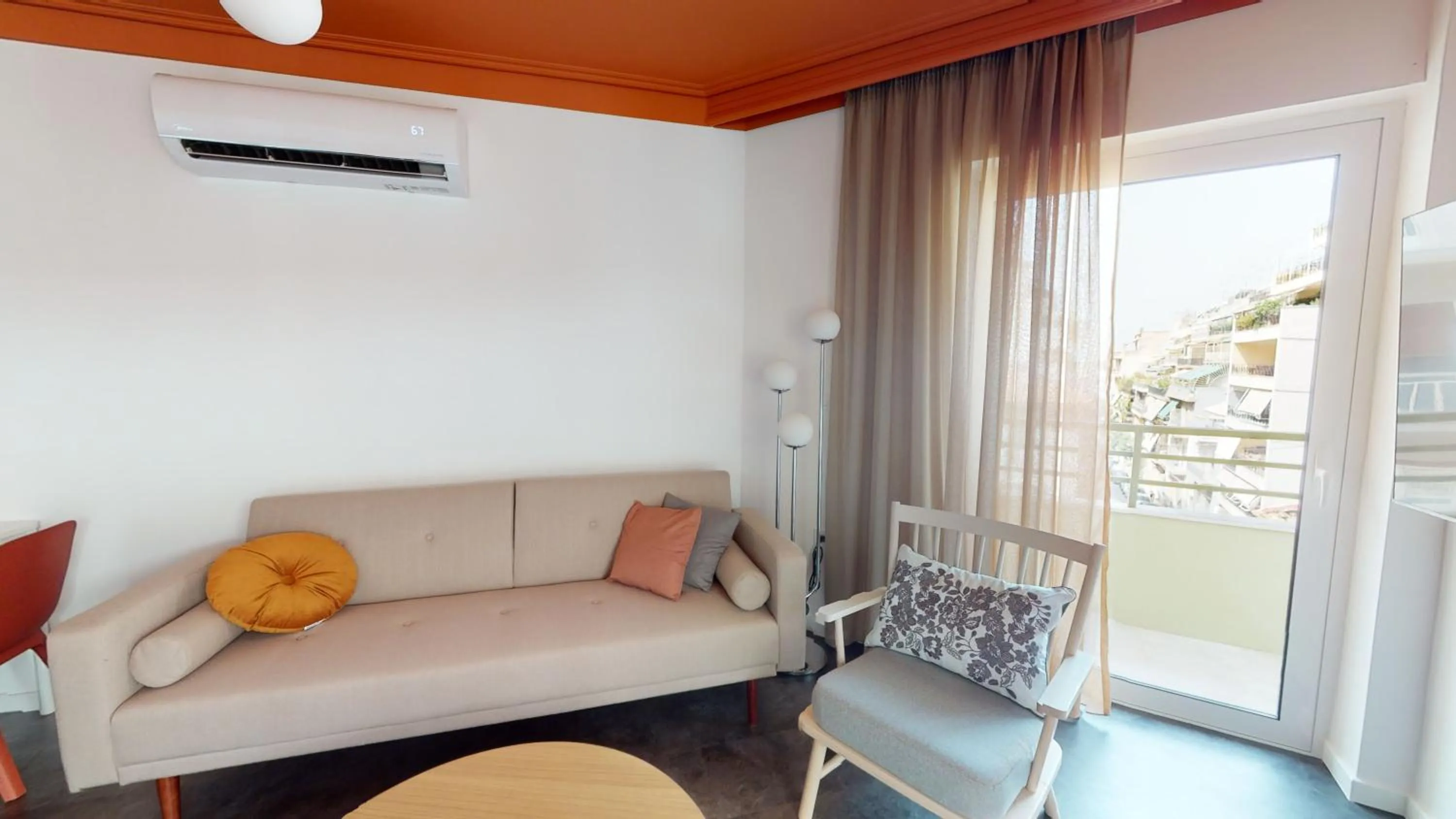 Seating area in OneZeroTwo by Zoia Living