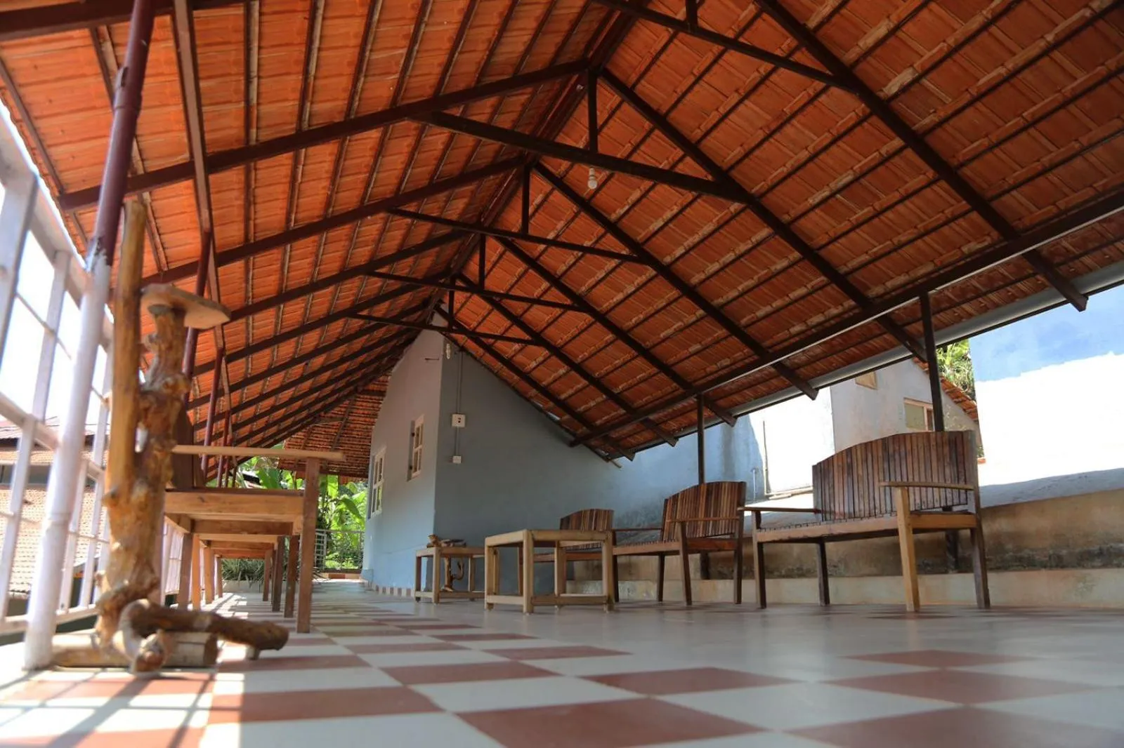 Seating area in Mothers Bounty by Lazo , Coorg