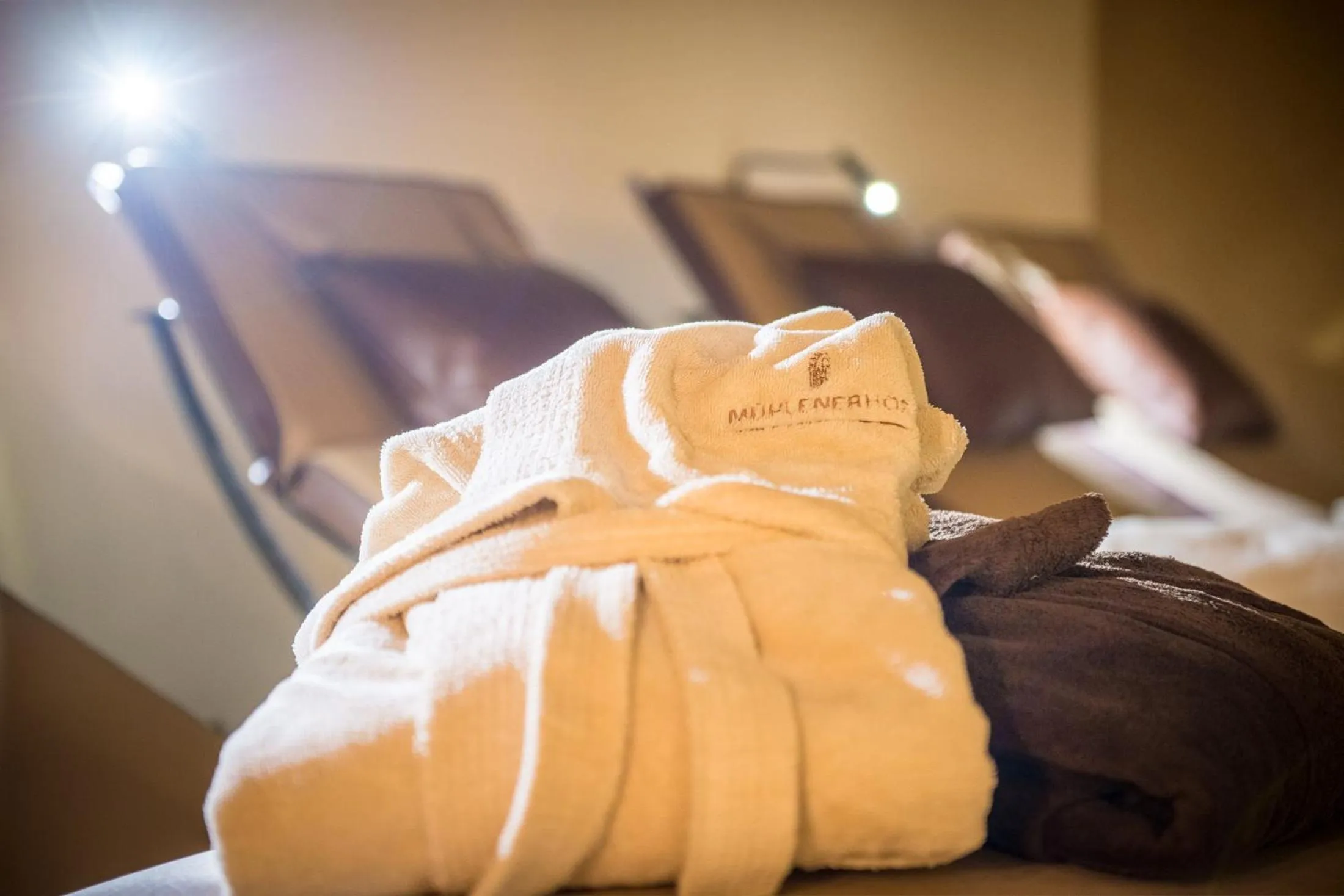 Sauna, Bed in Hotel Mühlenerhof